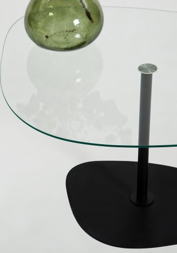 NORDVÄRK Soho sofabord, gennemsigtigtSort