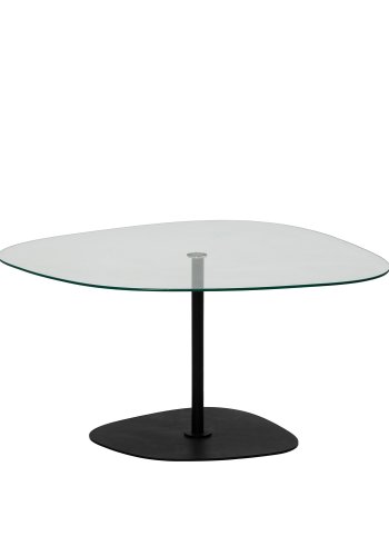 NORDVÄRK Soho sofabord, gennemsigtigtSort