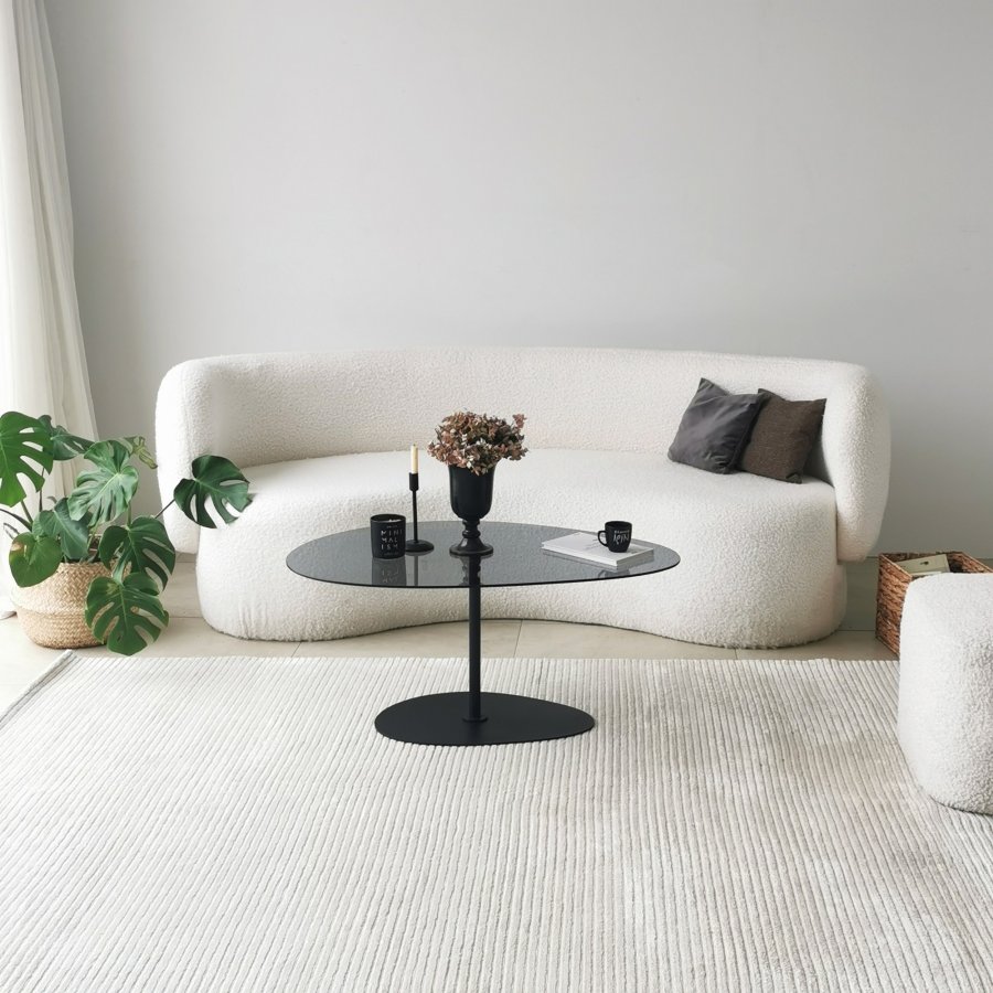 NORDVÄRK Porto sofabord, mrkegrSort