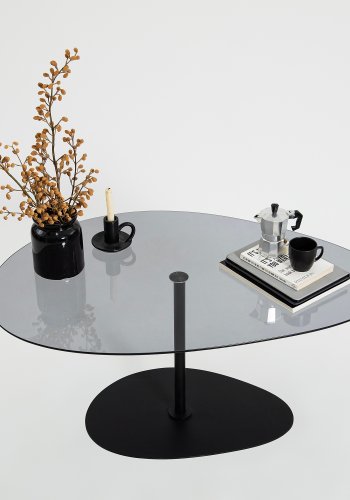 NORDVÄRK Porto sofabord, mrkegrSort