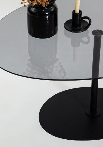 NORDVÄRK Porto sofabord, mrkegrSort