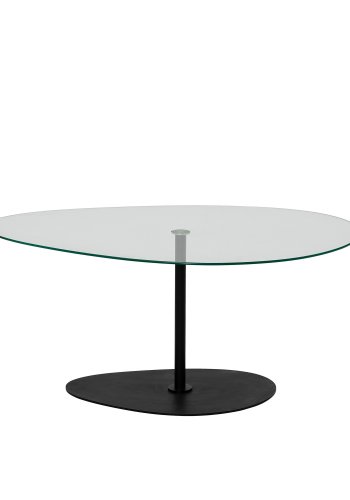 NORDVÄRK Porto sofabord, gennemsigtigtSort