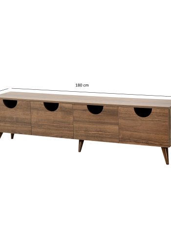 NORDVÄRK Four Seasons tv-stativ, valnd