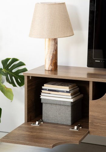 NORDVÄRK Grotte TV Stand, Walnut