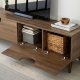 NORDVÄRK Grotte TV Stand, Walnut