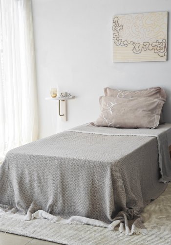 NORDVÄRK Reve vghylde - hvid tr og guld metal