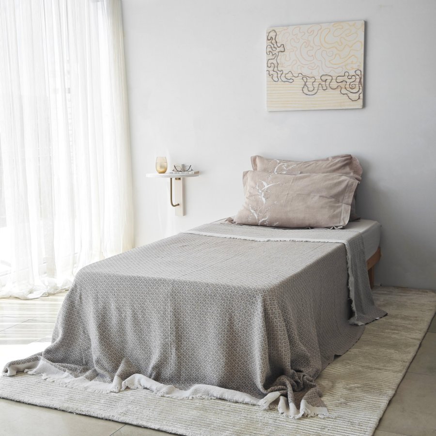 NORDVÄRK Reve vghylde - hvid tr og guld metal