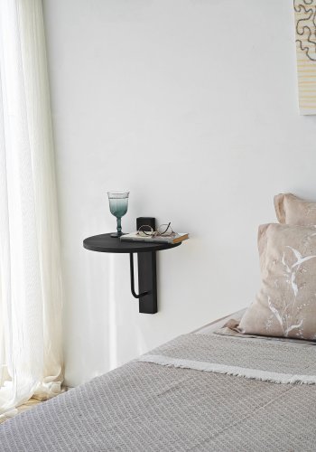 NORDVÄRK Reve vghylde - antracitgr tr og sort metal