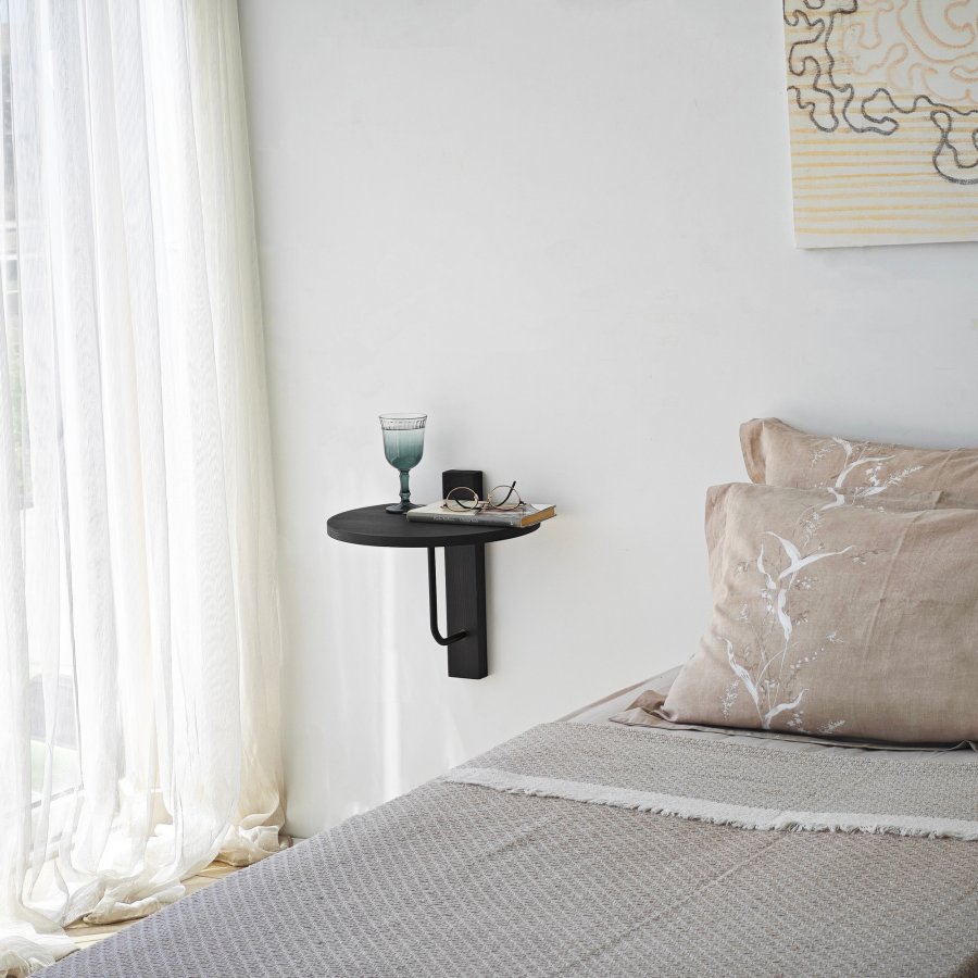 NORDVÄRK Reve vghylde - antracitgr tr og sort metal