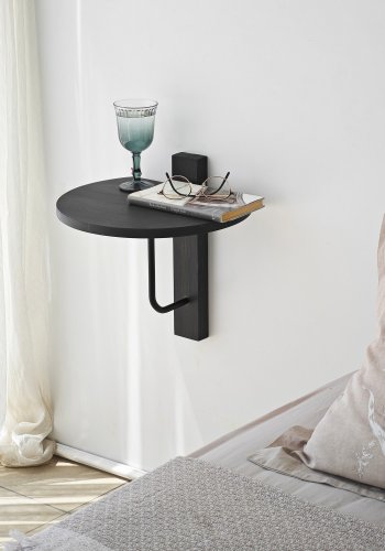 NORDVÄRK Reve vghylde - antracitgr tr og sort metal