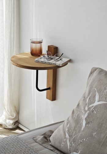 NORDVÄRK Reve vghylde - natur egetr og sort metal