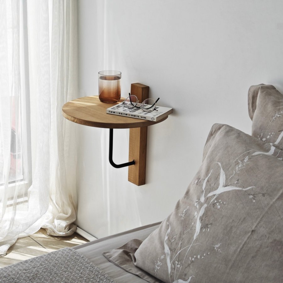 NORDVÄRK Reve vghylde - natur egetr og sort metal