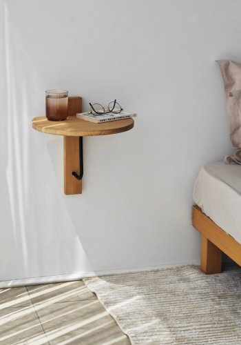 NORDVÄRK Reve vghylde - natur egetr og sort metal