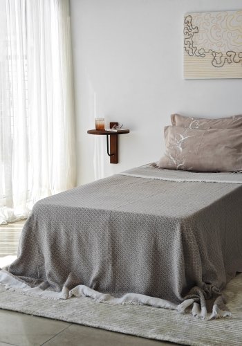 NORDVÄRK Reve vghylde - kastanjefarvet tr og sort metal