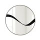 NORDVÄRK Abstrakt spejl, sort