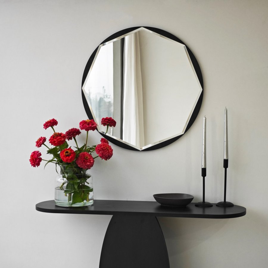 NORDVÄRK Stella spejl, sort