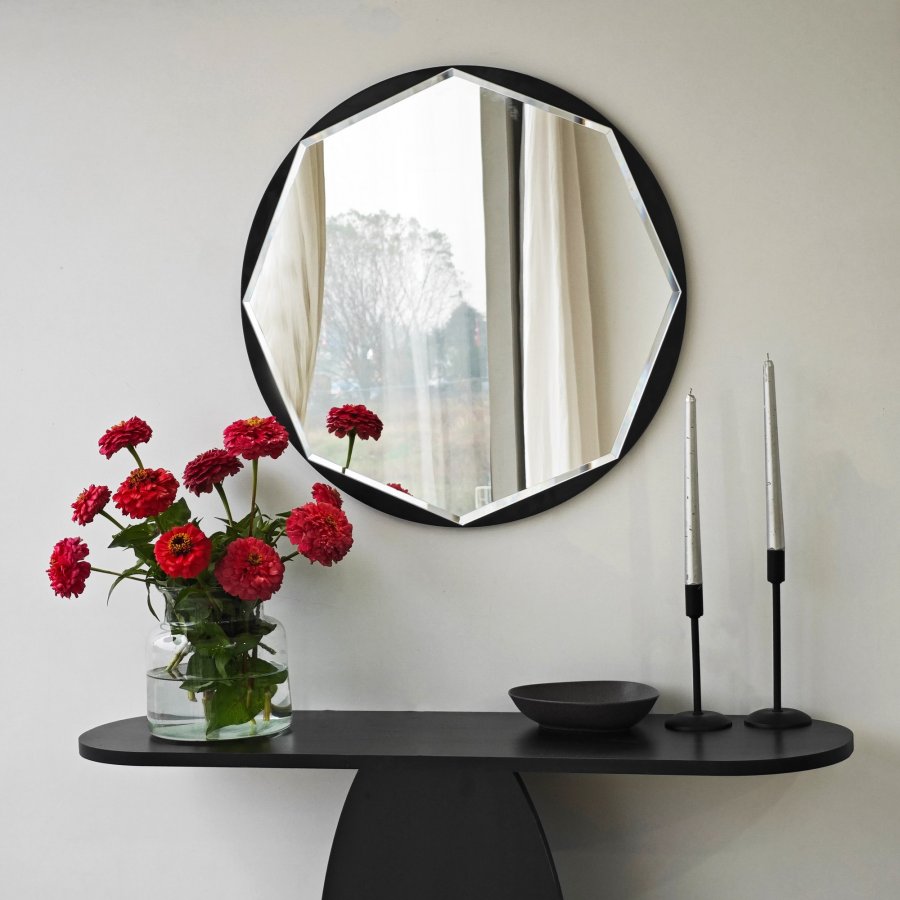 NORDVÄRK Stella spejl, sort