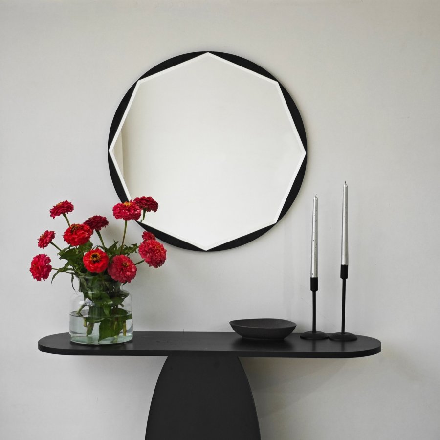 NORDVÄRK Stella spejl, sort