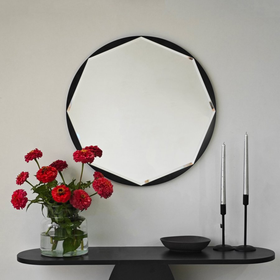 NORDVÄRK Stella spejl, sort