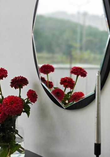 NORDVÄRK Stella spejl, sort