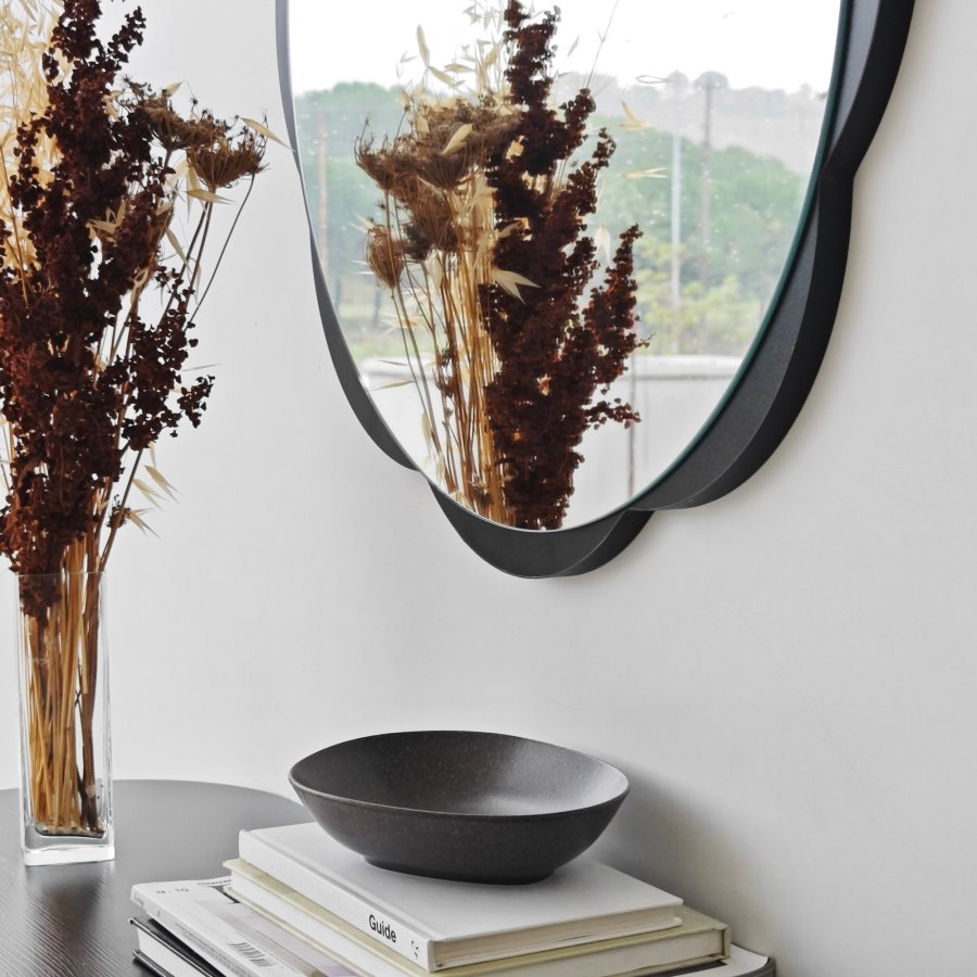 NORDVÄRK Fiore spejl, sort