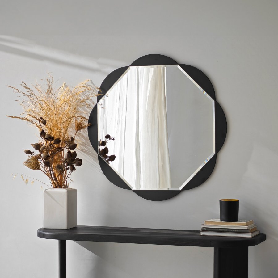 NORDVÄRK Fiore spejl, sort