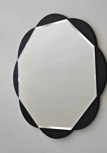 NORDVÄRK Fiore spejl, sort