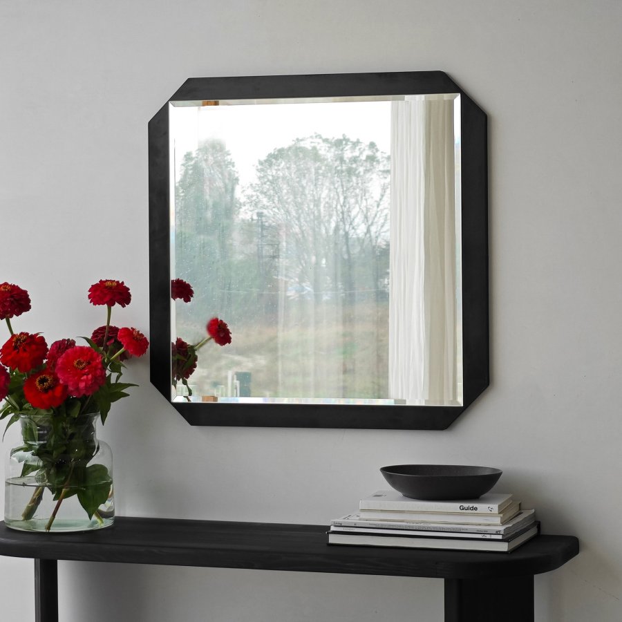 NORDVÄRK Carre spejl, sort