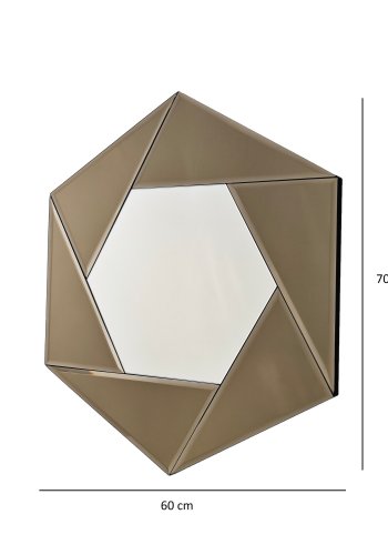 NORDVÄRK Statusspejl, bronze