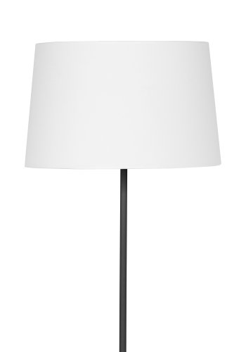 TK Maja gulvlampe - hvid stof og sort metal