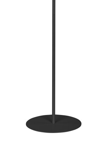 TK Maja gulvlampe - hvid stof og sort metal