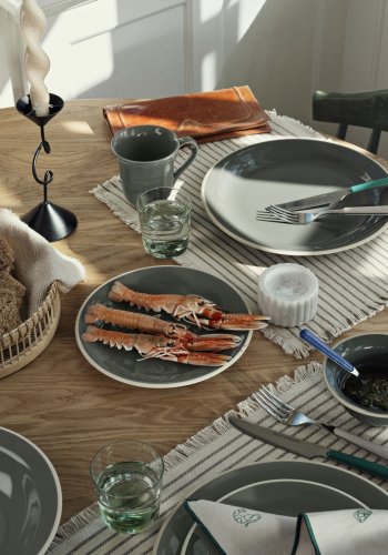 BROSTE COPENHAGEN Marstal bestik - rustfrit stl og multifarvet plastik (st med 8)