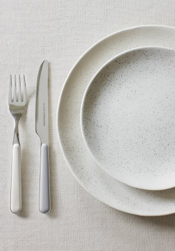 BROSTE COPENHAGEN Marstal bestik - rustfrit stl og grey tones plastik (st med 8)