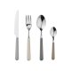 BROSTE COPENHAGEN Marstal bestik - rustfrit stl og grey tones plastik (st med 8)
