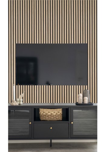 HOUSE NORDIC akustikpanel - natur egetrslook trfiner (2400x600x22mm)