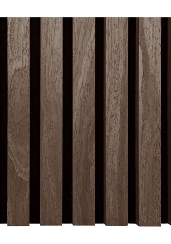 HOUSE NORDIC akustikpanel - brun valndlook trfiner (2400x600x22mm)
