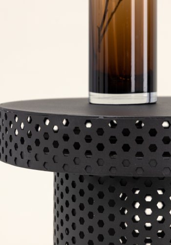 VIND COLLECTION Bearsden x Josefin Lustig sidebord, rund - sort stl (40)