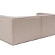 NORDVÄRK Sora 2 pers. sofa - sand/beige stof og plastik