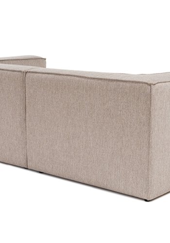 NORDVÄRK Sora 2 pers. sofa - sand/beige stof og plastik