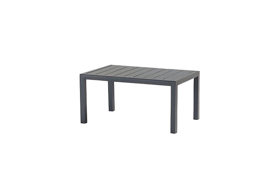 NORDVÄRK Arya udendrs loungest, m. 2 stole, 1 sofa, 1 bord, antracit hynder - antracit aluminium