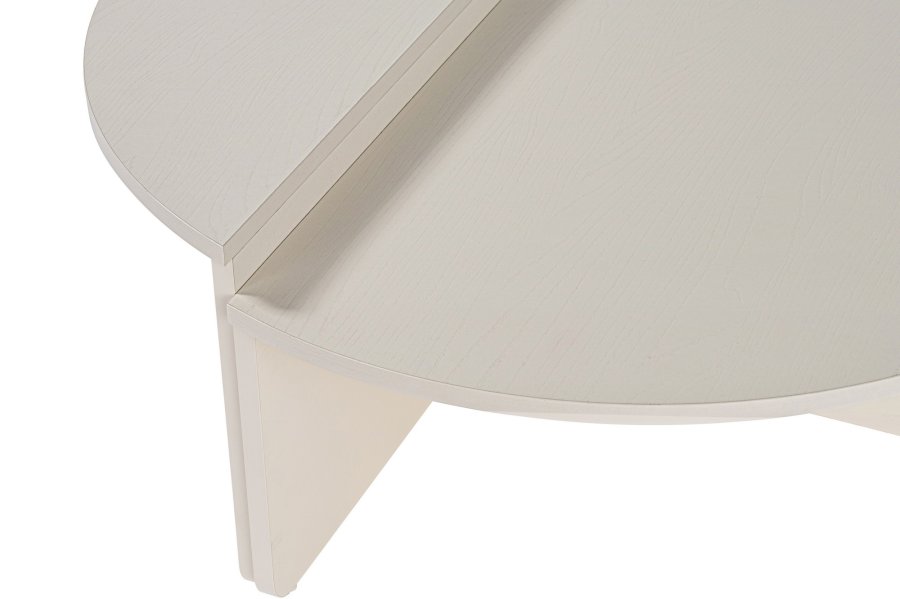 NORDVÄRK Orion sofabord - hvid tr melamin (st med 2)