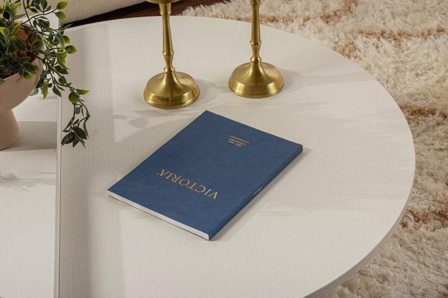 NORDVÄRK Orion sofabord - hvid tr melamin (st med 2)