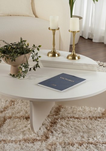 NORDVÄRK Orion sofabord - hvid tr melamin (st med 2)