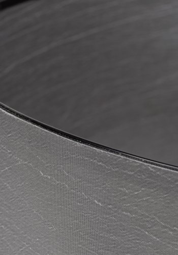 ZUIVER Tripod lampeskrm, rund - gr tekstil