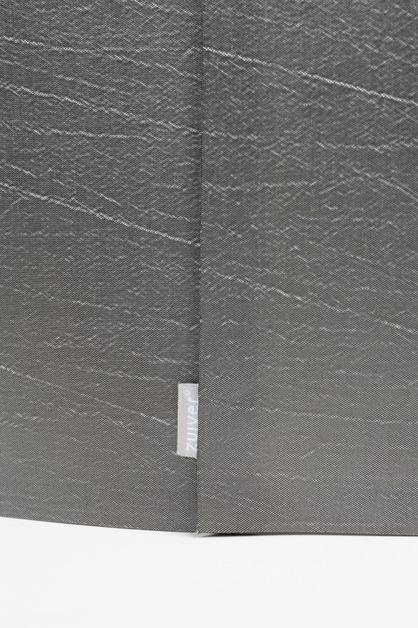 ZUIVER Tripod lampeskrm, rund - gr tekstil