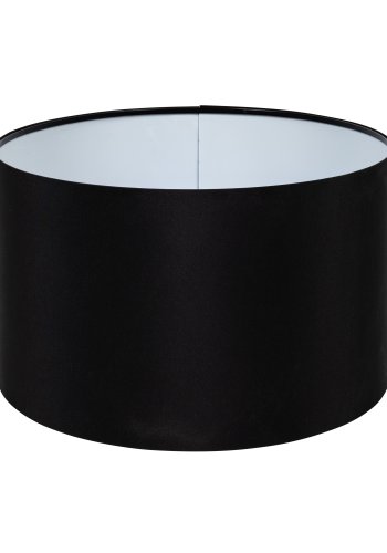 ZUIVER Tripod lampeskrm, rund - sort tekstil
