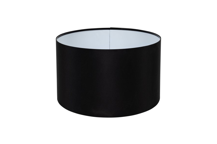 ZUIVER Tripod lampeskrm, rund - sort tekstil