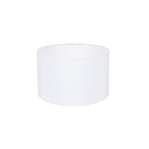 ZUIVER Tripod lampeskrm, rund - hvid tekstil