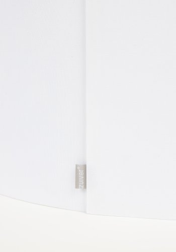 ZUIVER Tripod lampeskrm, rund - hvid tekstil