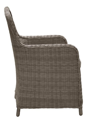 VENTURE DESIGN Wembley havestol m. armln og hynde - natur/sand polyester og stl 